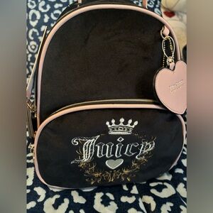 Juicy couture, black backpack brand new with tags